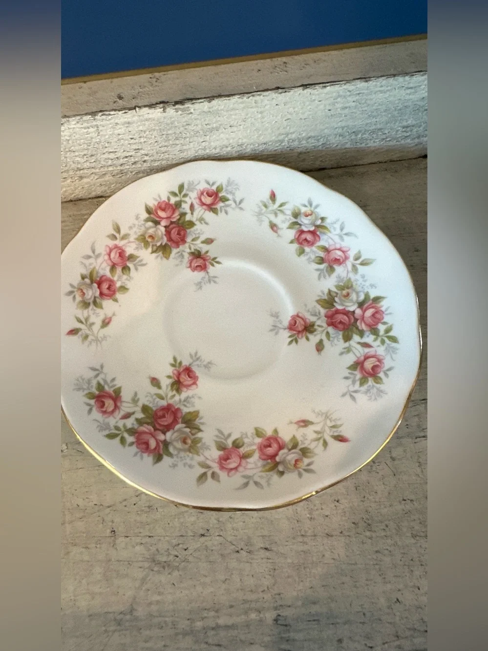 Duchess June Bouquet Pink Roses Teacup 981 Bone China England